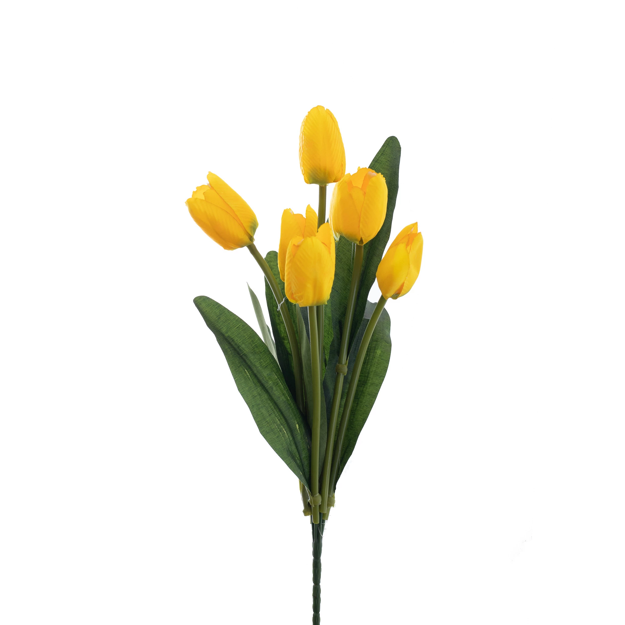 Buque Tulipa x7 Com 35 Cm - Amarela