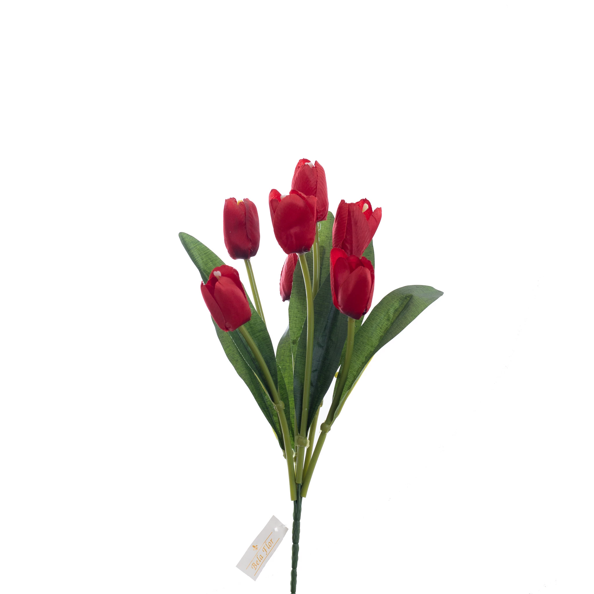 Buque Tulipa x7 Com 35 Cm - Vermelha