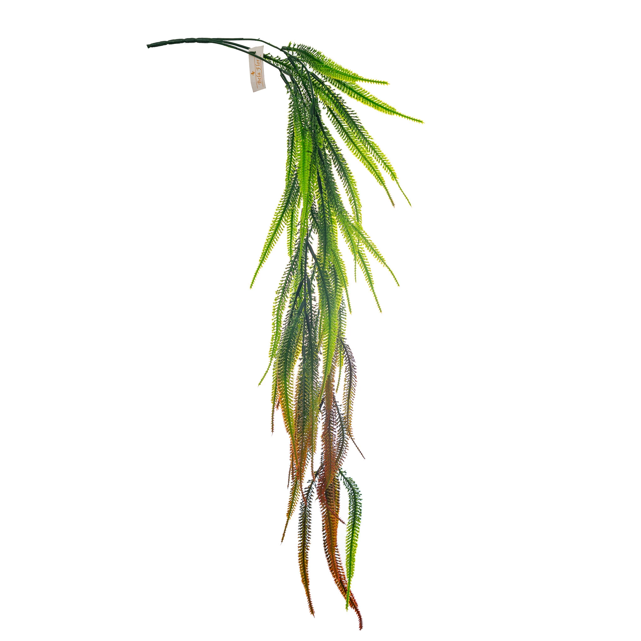 Pendente Samambaia x3 84 Cm - Laranja