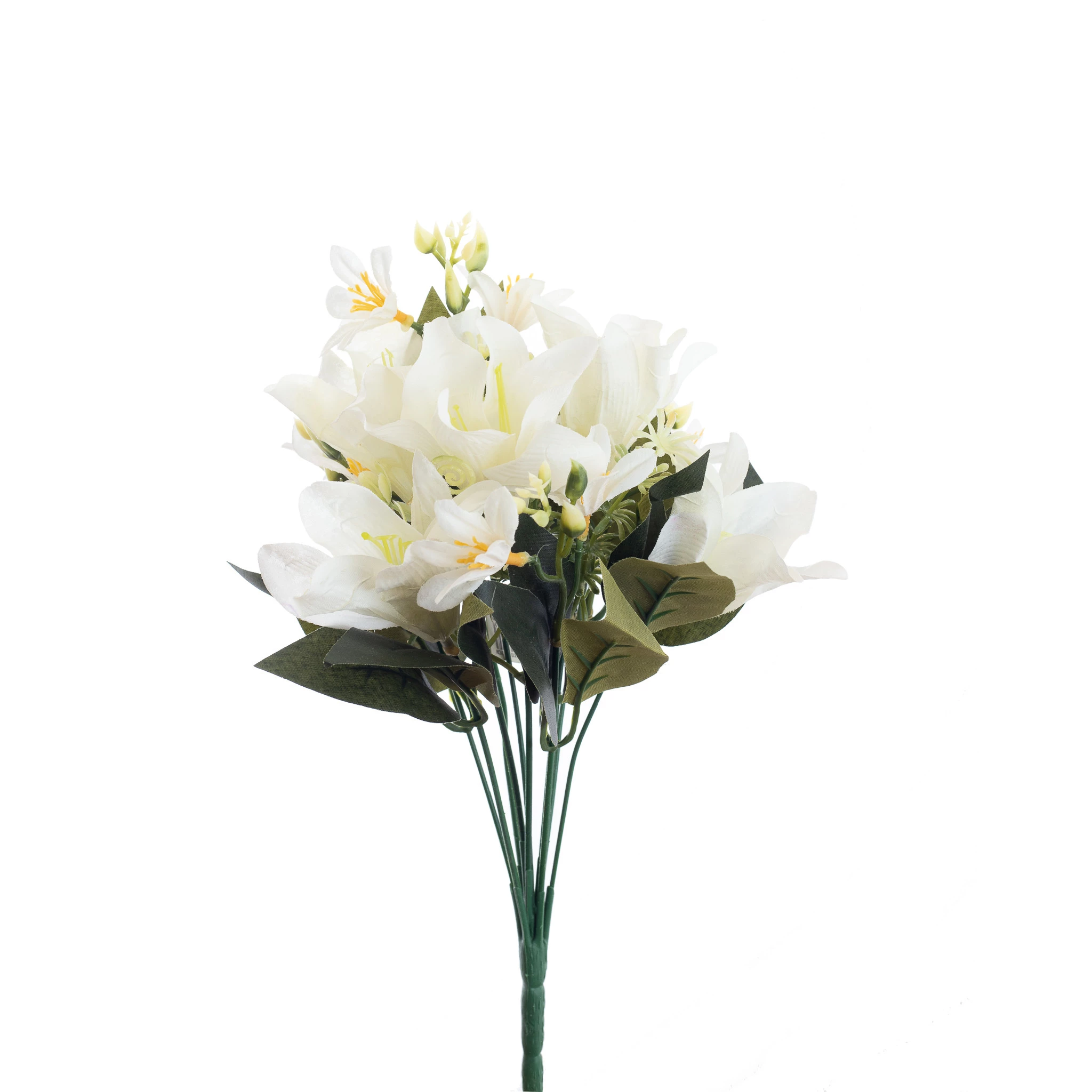 Buque Lírio x10 Com 31 Cm - Branca