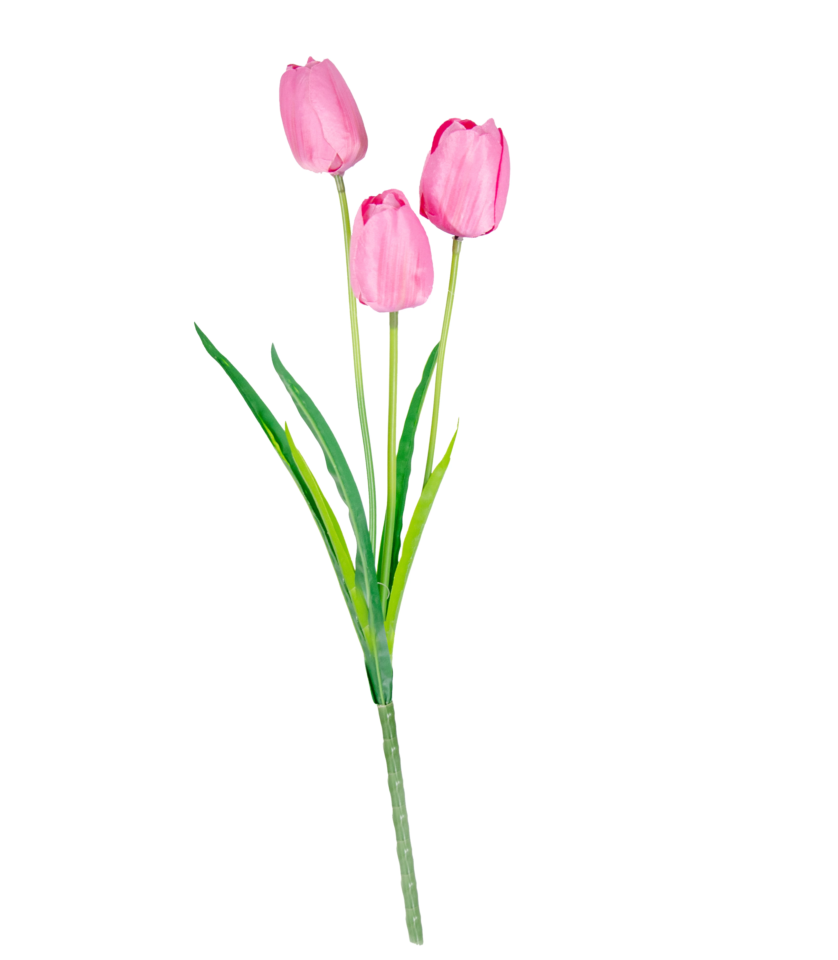 Haste Tulipa x3 Flores Com 52 Cm - Pink
