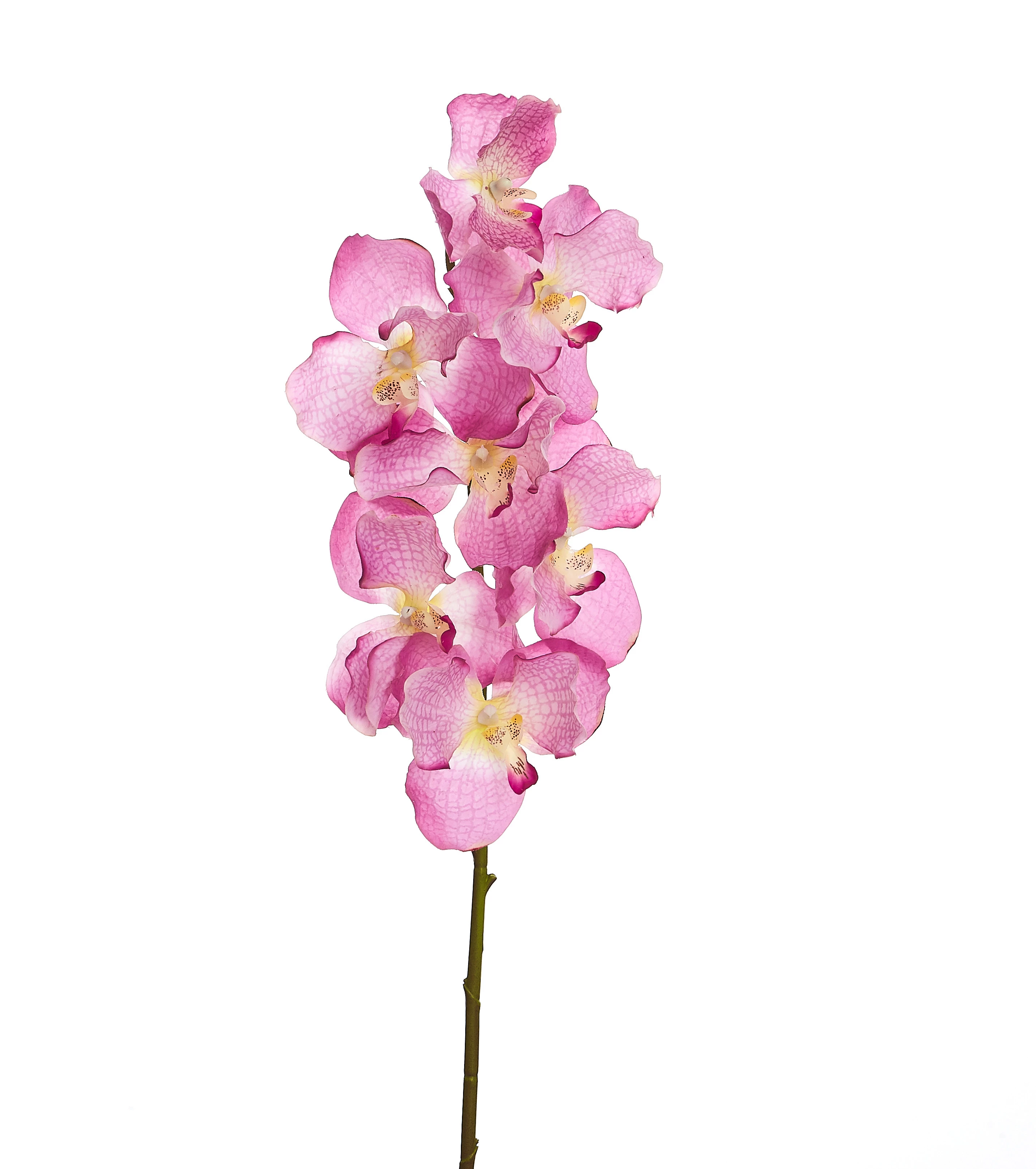 Orquídea Artificial Toque Real x7 Cabeças 100 Cm - Pink