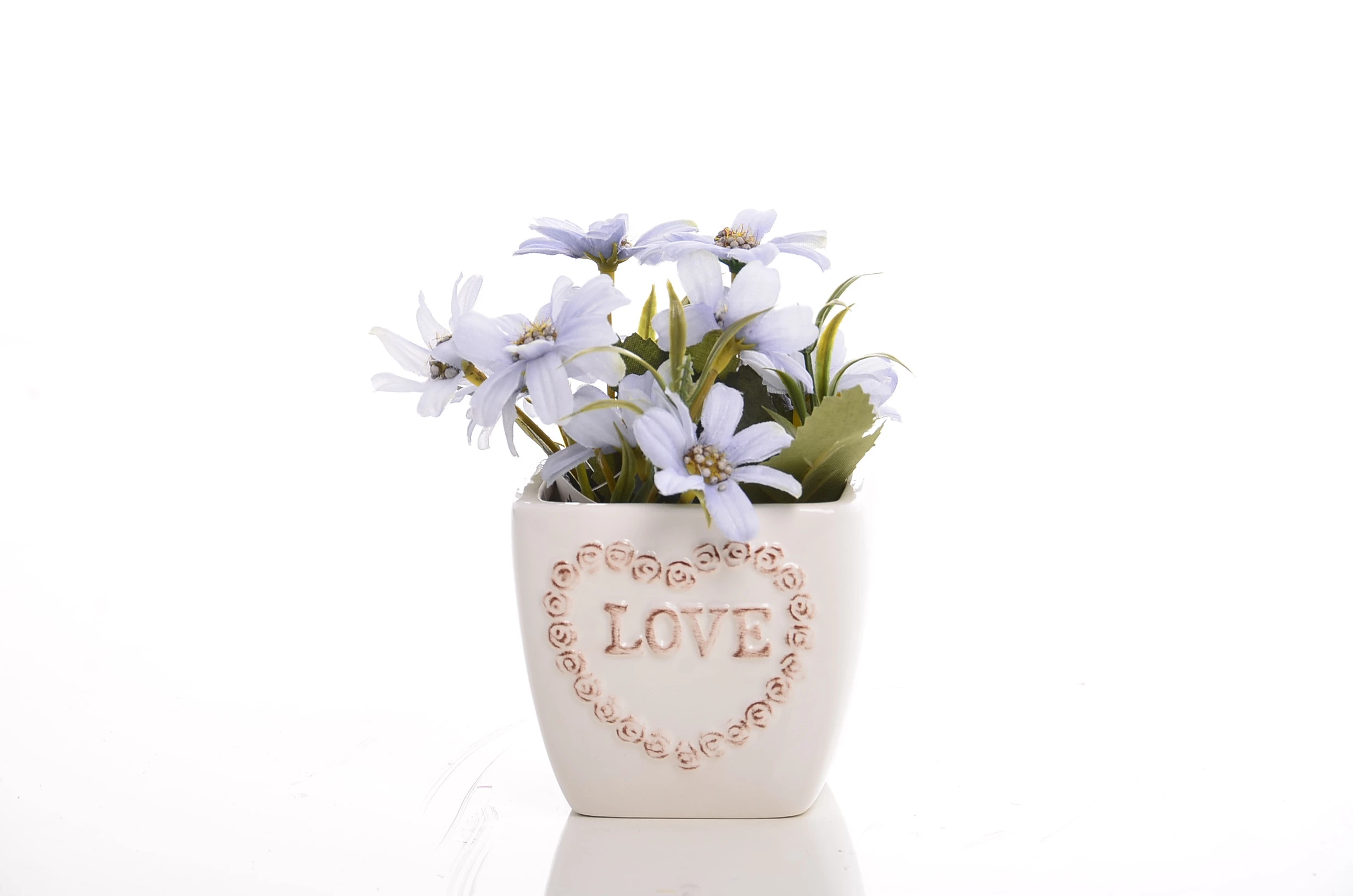 Vasinho Flor do Campo 8x14 Cm - Azul