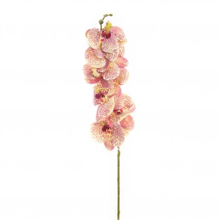 Orquídea Artificial Toque Real x9 Cabeças 90 Cm 