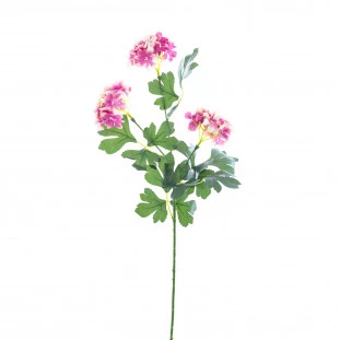 Haste Floral x3 Flores Com 70 Cm - Rosa