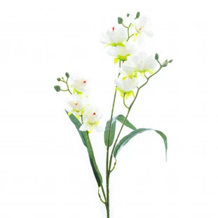 Haste Flores x9 Com 80 Cm - Branca