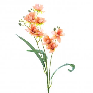 Haste Flores x9 Com 80 Cm - Laranja